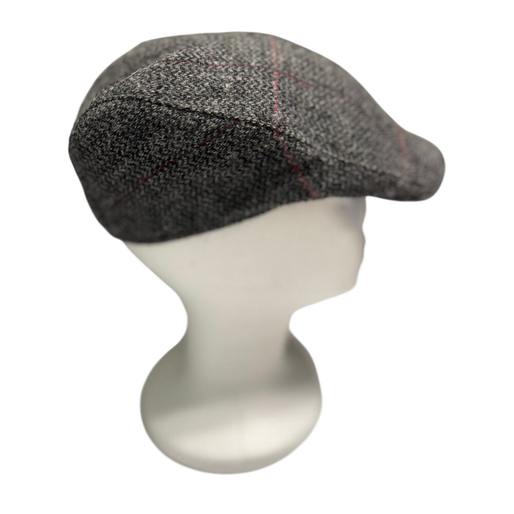 Hanna Hats Donegal Irish Tweed Wool Newsboy Flat Cap Small